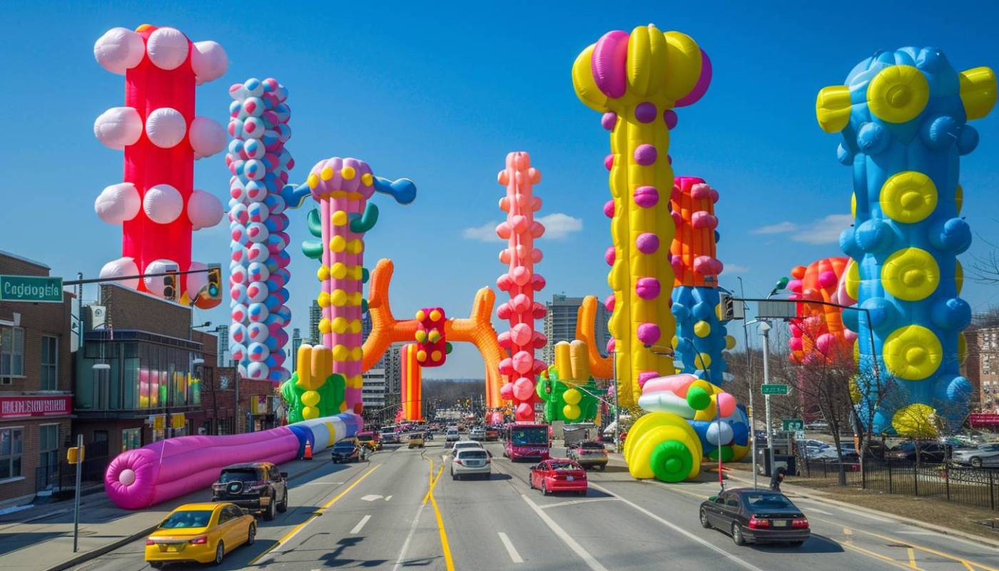 Comment les structures gonflables géantes transforment le marketing visuel